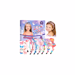 Pourbibi Unicorn Headband Making Kit for Girls