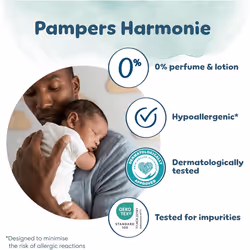 Pampers Harmonie Nappies Size 1, 180 Nappies, 2kg-5k