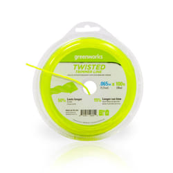 Greenworks 0.065"""" 100-Foot Twisted String Trimmer Line