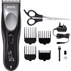 Wahl Rechargeable Pet Clipper Kit, Dog Clippers, Cordless Dog Grooming Kit, Pet Hair Trimmer Set, Low Noise and Vibration, Gr ...