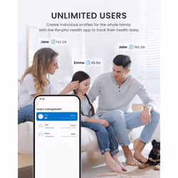 RENPHO Scale for Body Weight and BMI, Large VA Screen Body Fat Scale, Accurate Weighing Scale Digital Bathroom Bluetooth Scale