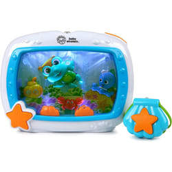 Baby Einstein 11058 , Sea Dreams Soother Cot Toy with Remote, Lights and Melodies, Newborns and up Multi