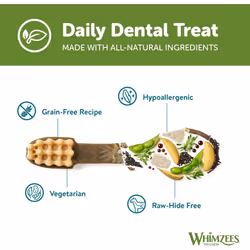 WHIMZEES ByWellness Variety Box, Mixed Shapes, Natural and Grain-Free Dog Chews, Dog Dental Sticks for Small Breeds, S (Pack of 56)