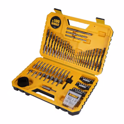 DEWALT DT71563-QZ Combination Drill Bit Set - 100 Pieces - Black Durable Case Included