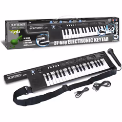 Bontempi | KeyRhythm - 37 Keys Keytar with Shoulder Strap and Rechargeable Battery for Unlimited Music Freedom