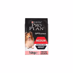 PRO PLAN Sensitive Skin Medium Adult Dry Dog Food Salmon 14kg