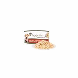 Applaws 100 Percent Natural Wet Dog Food, Chicken Breast in Broth 156 g Tin (Pack of 12)