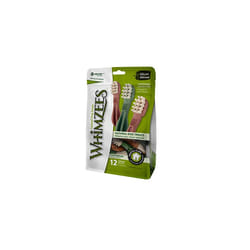 WHIMZEES Natural Dental Dog Chews Long lasting, Medium Toothbrush, 12 Pieces