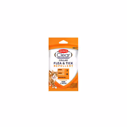 Bob Martin Clear | Cat Flea Collar, Suitable for Kittens | Effective Flea & Tick Repellent | Adjustable (1 Collar)