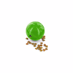 PetSafe SlimCat Food-Dispensing Cat Toy Green, Treat Toy, Interactive Food Dispenser, Activity Snack Ball for Cats of All Age ...