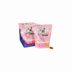 Purina ONE Kitten Dry Cat Food Chicken & Wholegrain 800g (Case of 4)