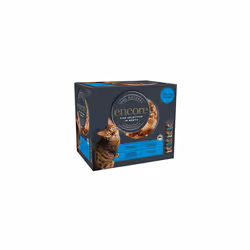 ENCORE 100% Natural Wet Cat Food, Multipack Fish Selection in Broth 4x 10 x 70 gÃÃÂ Pouch (Total 40 Pouches)