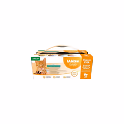 IAMS Delights Wet Food Land for Adult Cats, 48x85g