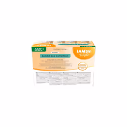 Iams Delights Wet Food Land and Sea Collection with Meat and Fish in Gravy, 12 x 85g