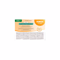 IAMS Delights Wet Food Land and Sea Collection for Adult Cats with Meat and Fish in Jelly, 12 x 85 g