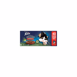 Felix Naturally Delicious Countryside Selection in Jelly Wet Cat Food, 40x80g