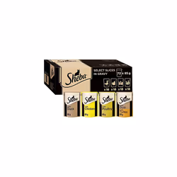 Sheba Cat Pouches in Gravy Poultry Collection 72x 85g
