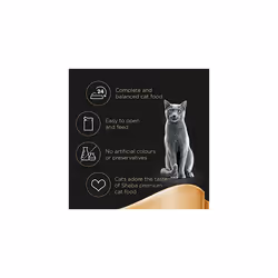 Sheba Craft Cat Pouches Fish Selection in Gravy, 85 g (4 Packs of 12= 48 Pouches)