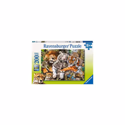 Ravensburger Big Cat Nap 200 Piece Jigsaw Puzzle with Extra Large Pieces For Kids Age 8 Years and Up