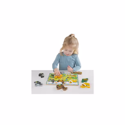 Melissa & Doug Pets Chunky Puzzle | Puzzles | Wooden Toy | 2+ | Gift for Boy or Girl