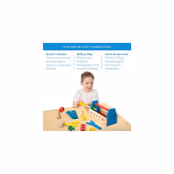 Melissa & Doug Take-Along Tool Kit | Pretend Play | Play Set | 3+ | Gift for Boy or Girl