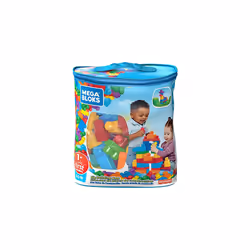 Mega Bloks First Builders Big Building Bag 60-pc Blue