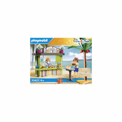 Playmobil 70437 Family Fun Beach Hotel Beach Snack Bar, for Children Ages 4+