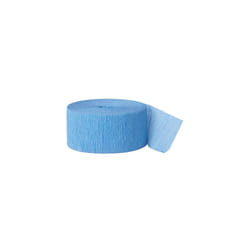 Unique Party 6343 - 24m Baby Blue Crepe Paper Party Streamer