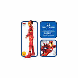 Rubies Official Marvel Avengers Iron Man Classic Childs Costume, Kids Superhero Fancy Dress Medium