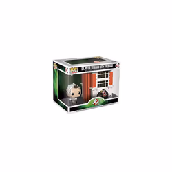Funko 39454 POP Town: Ghostbusters-Peter with House Collectible Figure, Multicolour, Standard