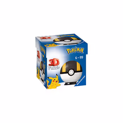 Ravensburger Pokemon Ultra Ball - 3D Jigsaw Puzzle Ball for Kids Age 6 Years Up - 54 Pieces - Pokeball