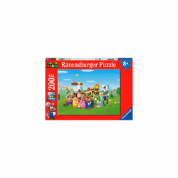 Ravensburger Super Mario 200 Piece Jigsaw Puzzles for Kids Age 8 Years Up - Extra Large Pieces
