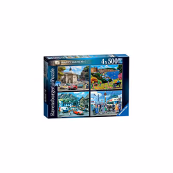 Ravensburger Happy Days Collection No.1 Look North 4x 500 Piece Jigsaw Puzzle for Adults and Kids Age 10 Years Up
