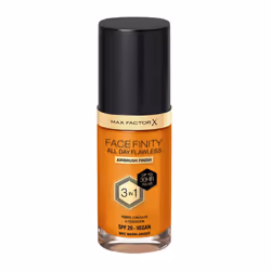 Max Factor Facefinity 3-in-1 All Day Flawless Liquid Foundation, SPF 20 - 91 Warm Amber, 30 ml