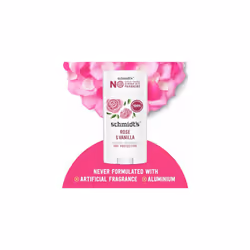 Schmidt's Rose and Vanilla Natural Deodorant Stick for Odour Protection and Wetness Relief 75 g