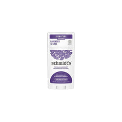 Schmidt's Deodorant Stick Lavander & Sage Deodorant without Aluminium for Long-Lasting Freshness 1 Piece 75 g