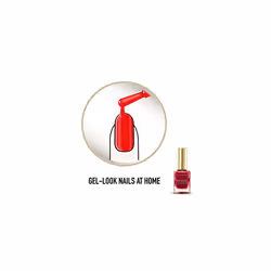 Max Factor Gel Shine Lacquer Nail Polish, 11 ml, 50 Radiant Ruby