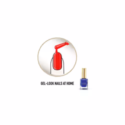 Max Factor Gel Shine Lacquer Nail Polish, 11 ml, 40 Glazed Cobalt