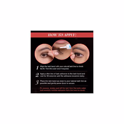 Ardell Faux Minx 817 False Lashes, Pack of 4