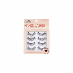 Ardell False Eyelashes Naked Lash 422 4 Pairs Multipack Black Natural Lashes Subtle Volume Subtle Length Super Soft Comfortab ...