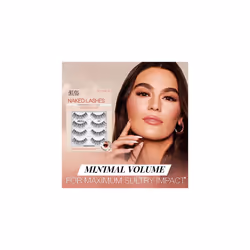 Ardell False Eyelashes Naked Lash 422 4 Pairs Multipack Black Natural Lashes Subtle Volume Subtle Length Super Soft Comfortable Invisiband Mid-Length