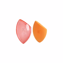 REAL TECHNIQUES Miracle Complexion Makeup Sponge for full cover foundation with Travel Case (Packaging and Colour May Vary)