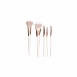 EcoTools Luxe Natural Elegance Professional Face Makeup & Foundation Brush Set, For Face, Cheek, and Eye Makeup, Ecofriendly  ...