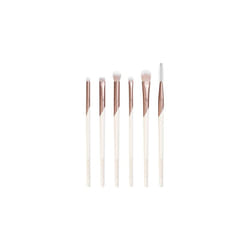 EcoTools Luxe Natural Elegance Professional Face Makeup & Foundation Brush Set, For Face, Cheek, and Eye Makeup, 5 Piece Set, Pink