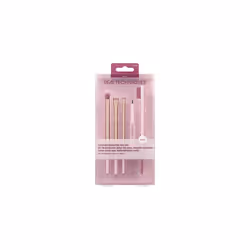 REAL TECHNIQUES Naturally Beautiful Eye Makeup Brush Kit, Professional Eye Brush Set, Soft Bristles, Cosmetic Brushes For Eye ...