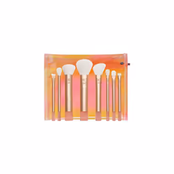 REAL TECHNIQUES The Wanderer Make up Brush Kit, Premium and Professional 8 Midi-size Brush Set with Bag, Soft Bristles, Found ...