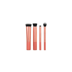 Real Techniques Face Base Makeup Brush Kit, For Concealer, Foundation, & Contour, Works With Liquid, Cream & Powder Products, Staples For Blending &
