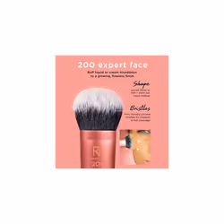 REAL TECHNIQUES,5 Count (Pack of 1) Everyday Essentials Makeup Brush Complete Face Set (Miracle Complexion Sponge, Expert Face, Blush, Setting and
