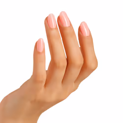 Bluesky Gel Nail Polish, Cream Pink A096, Light Pink, Pale, Salmon, Long Lasting, Chip Resistant, 10 ml (Requires Drying Under UV LED Lamp)