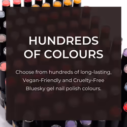 Bluesky Gel Nail Polish, Night Glimmer 80556, Dark Brown, 10 ml Long Lasting, Chip Resistant, 10 ml (Requires Drying Under UV LED Lamp)